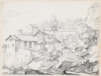 Italian Buildings on a Hillside