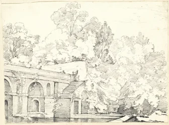 The Fishpond at Villa Madama