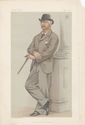 Coutts Lindsay, The Grosvenor Gallery from Vanity Fair 3rd February 1883