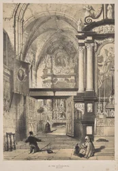 Architecture of the Middle Ages: In the Cathedral, Bruges