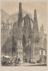Architecture of the Middle Ages: Louviers, Normandy, South Porch