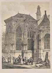 Architecture of the Middle Ages: St. Jacques, Dieppe, East End, Exterior