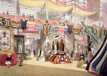 Great Exhibition, 1851: Furs Stand, for Dickinson Brothers