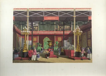 Russian Exhibition Interior During the Great Exhibition in 1851