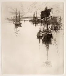 Below Chestnut Street Bridge, Philadelphia, 1884