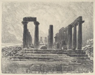 Columns of the Temple of Juno, Girgenti, 1913