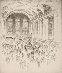 Concourse, Grand Central, New York, 1919