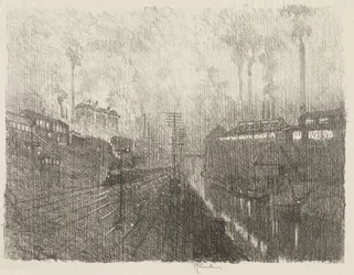 English War Work: Evening in the Munitions Country