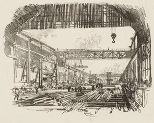 English War Work: Steel Bars for Shells