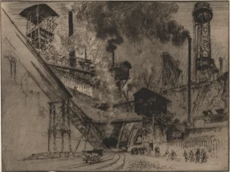 Mouth of the Mine, Ruhrort Near Oberhausen