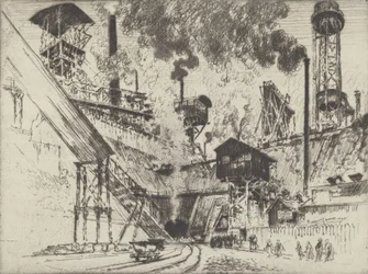 Mouth of the Mine, Ruhrort near Oberhausen