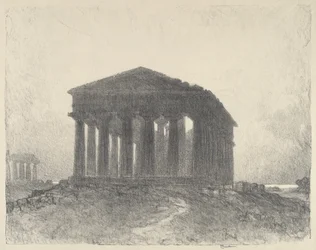 Paestum, Evening