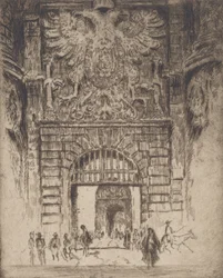 Puerta Visagara, Gate of Madrid, Toledo