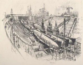 Submarines in Dry Dock