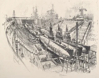 Submarines in Dry Dock