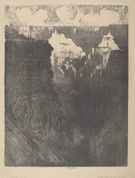 Sunset Cities in the Canyon
