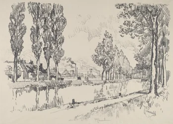 The Canal at Blanzy, France, 1911