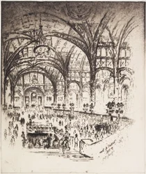 The Hall of Iron, Pennsylvania Station, New York