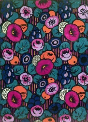 Design for a Printed Textile by Joseph Percy Bilbie, c.1920