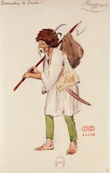 Costume for character of Hungarian in Damnation of Faust by Hector Berlioz