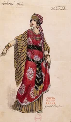 Herodias for Salome, by Richard Strauss, performed the Opera Garnier in Paris, May 3