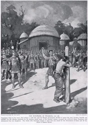 The Scourging of Boadicea, illustration from 