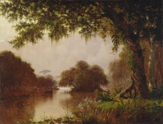 Swamp on the Mississippi, 1871