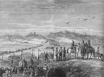 The British Army Crossing the Sutlej