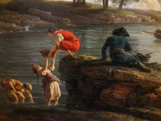 View of a Port in the Morning (detail)