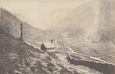 Valley of Bosost taken from the Chapel of San Antonio, 1853