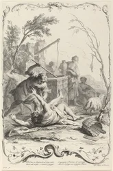 Moses Striking a Shepherd