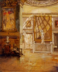 North Ante Room from the Green Velvet Room, Chiswick House