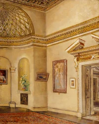 North East Corner of the Gallery, Chiswick House