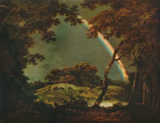 Landscape with a Rainbow Effect