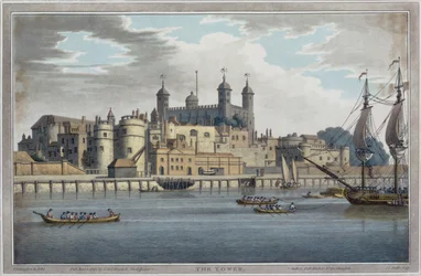 The Tower of London, engraved by J. C. Stadler, published 1795
