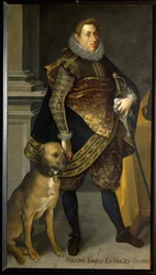 Archduke Maximilian Ernst with a Setter