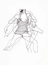 Abstract Dancing Woman