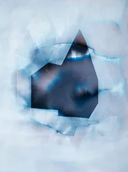 Abstract Indigo Mountain