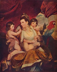 Lady Cockburn and her Three Eldest Sons