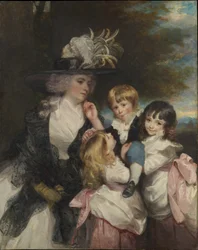 Lady Smith Charlotte Delaval and Her Children George Henry, Louisa, and Charlotte, 1787