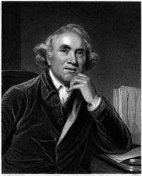 Portrait of John Hunter, engraved by William Holl