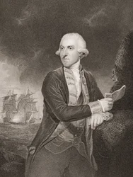 Samuel Hood, 1st Viscount Hood, illustration from 