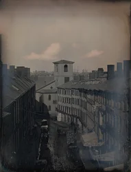View Down Brattle Street from the Southworth & Hawes Studio at 5 12 Tremont Row, Boston