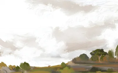 Calm Impressionist Landscape