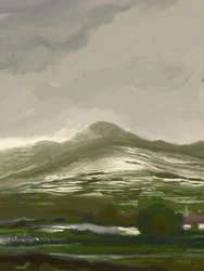 Misty Green Mountain Valley