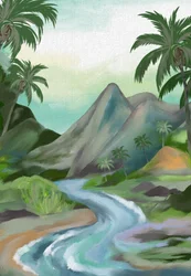 Tropical Mountain River