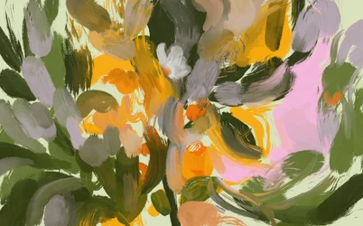 Vibrant Abstract Flowers