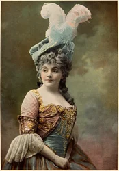 Rejande in the Role of La Montansier, 20th century (photo)