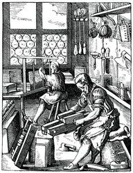 Bookbinders, 16th century