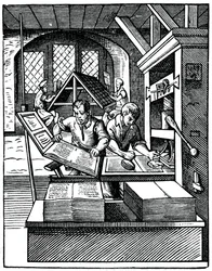 Printing Workshop, 16th Century